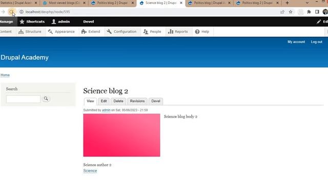 How to display page view count in Drupal 9 and Drupal 10?