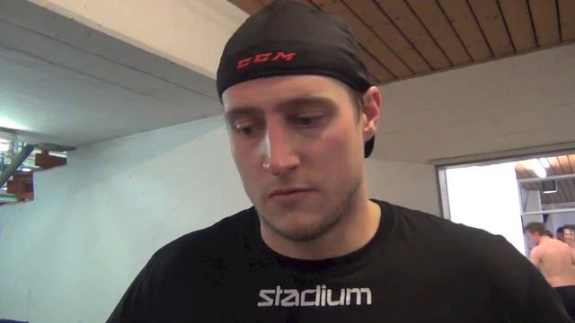Johan Björk efter Krefeldmatchen