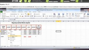 Egzamin Excel- moduł 4 ECDL- test 4.6