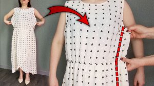 Способ хитрых швей: как уменьшить платье на 5 размеров