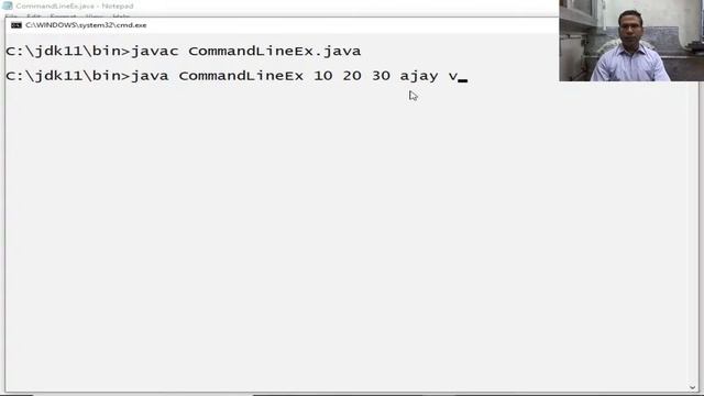 Command Line Arguments in Java in Sindhi