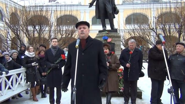 10.02.2013. День памяти А.С.Пушкина на Мойке,12. смотреть онлайн