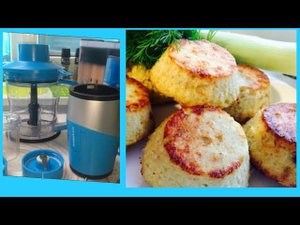Диетические маффины из куриной грудки. Готовлю в пиццамейкере и мини блендере.