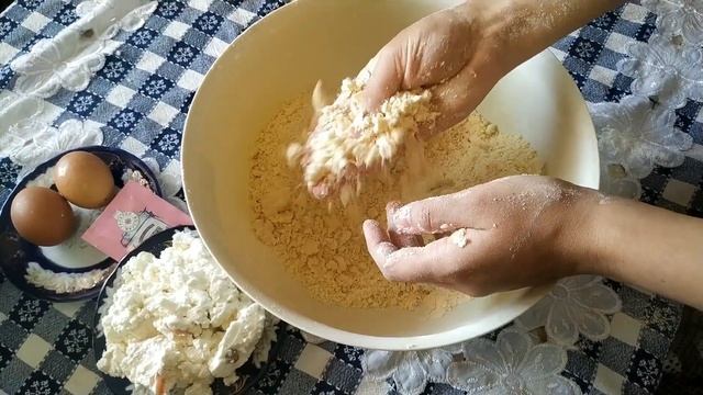 Узбечка готовит ?. Творожная песочная запеканка за 30мин.