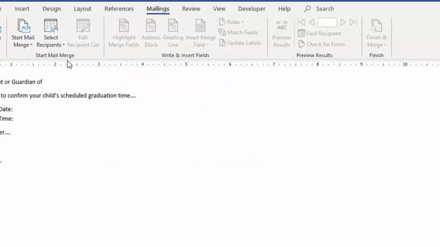 MS Office MailMerge смотреть онлайн
