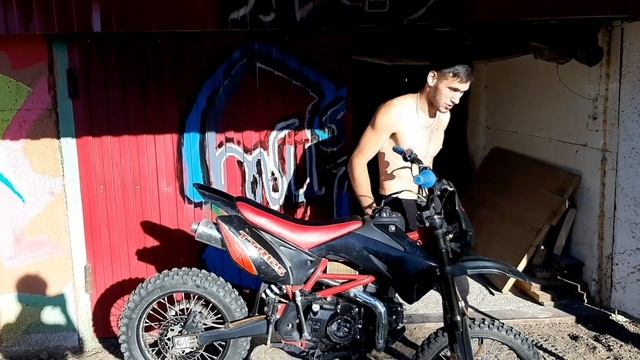 Настройка сцепления на питбайке IRBIS TTR 125 смотреть онлайн