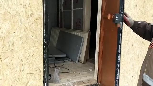 баня каркасная. на сваях. утепленная пенополистиролом технониколь. казань. Часть8