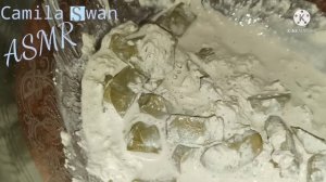 Уральская глина в меловой пасте Новый Оскол Просто Хруст chalk clay crunch ASMR мел