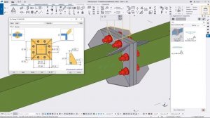 Tekla Structures. Серия 1.460.3. Ферма Молодечно.  Часть 3. Фланец.