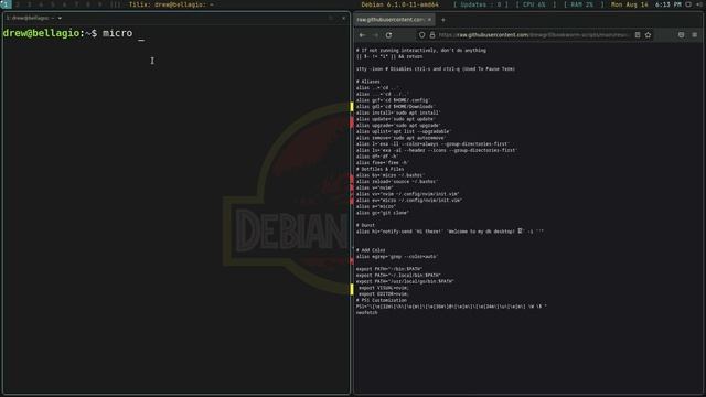 Installing Debian 12, then Docker, then Immich for Self Hosting Photos