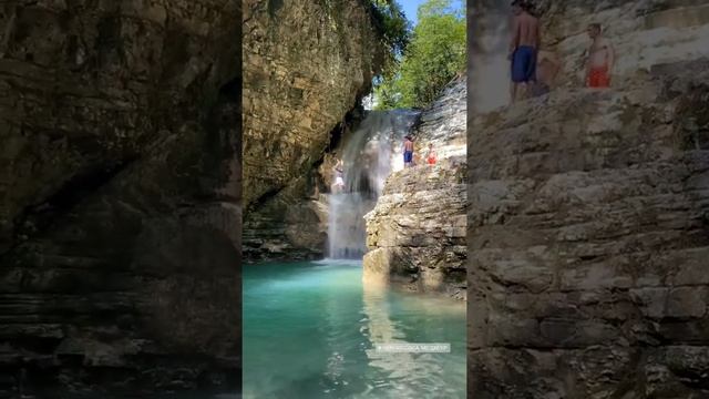 Ольгинский водопад Абхазия 2