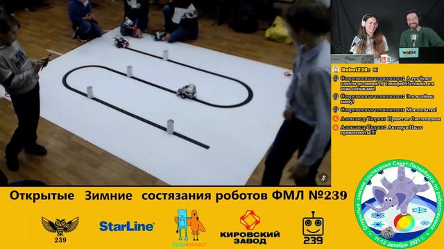 Открытые зимние состязания Санкт-Петербурга по робототехнике 2021