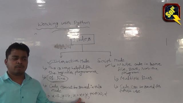 Working With Python - Part 3 | How to Write Python Program? | Interactive Mode Vs Script Mode