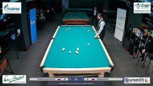 Старосельский Илья VS Абрамов Иосиф. Чемпионат РФ по бильярдному спорту. Динамичная пирамида