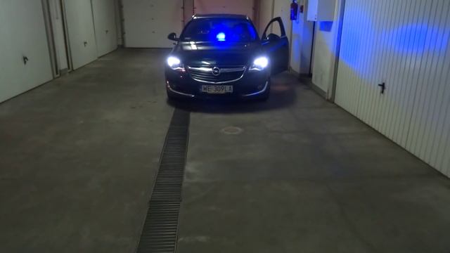 2016 Opel Vauxhall Insignia Xenon HID Lights Presentation & Police beacon :) Prezentacja świateł смотреть онлайн