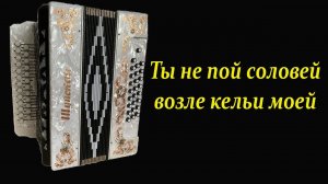 Ты не пой соловей возле кельи моей Демо-разбор на гармони