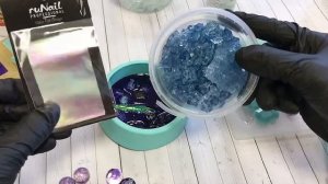 Стеклянная крошка + Палиж Полимер О с эпоксидной смолой / Demolding resin diy
