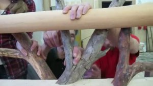 Примыкание веток. Ограждение из веток. Мебель из веток. Обучение в столярной школе.