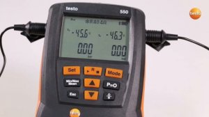 Манометрический коллектор Testo 549/550/557. Switching Measurement Views EN