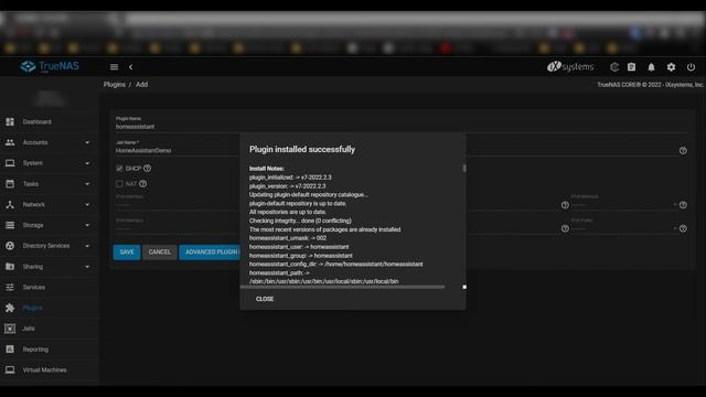 TrueNAS Core Home Assistant Install #homeassistant #truenas