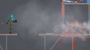 Modified Humans Fight Each Other in People Playground