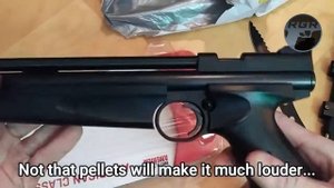 Crosman P1322 American Classic Multi-Pump .22-Caliber Pneumatic Pellet Air Pistol Unboxing