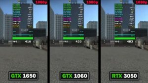 GTX 1650 vs GTX 1060 vs RTX 3050 in 7 games | 2022