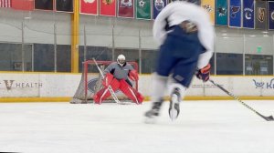 Mic'd Up Goalie | the Struggle is real in the Red CCM Eflex