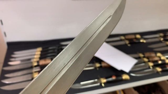 Пластунский нож из Дамаска обзор! смотреть онлайн