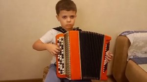 "Этюд" на баяне.