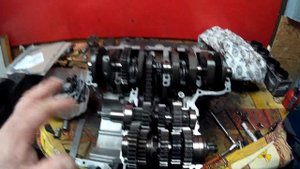 Плановое ТО двигателя Yamaha FZR 1000,Мотор 3GM(+18 Присутствует мат)