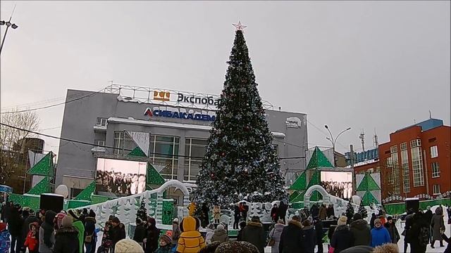 Holiday walk in Novosibirsk 2017 -- Праздник прогулка в Новосибирске смотреть онлайн