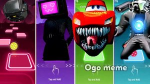 ✅ Bus Eater vs McQueen Eater EXE vs Skibidi Toilet vs Toilet Monster - Tiles Hop EDM Rush!