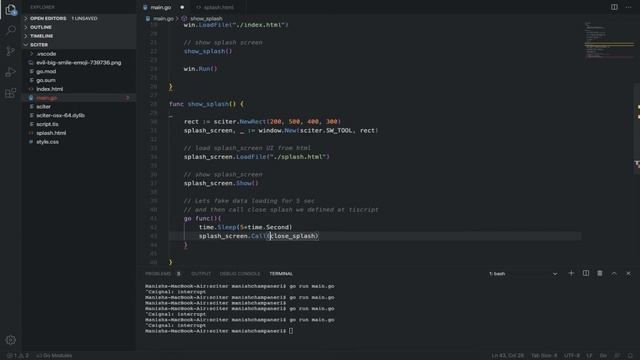 Add splash screen to your sciter appliaction смотреть онлайн