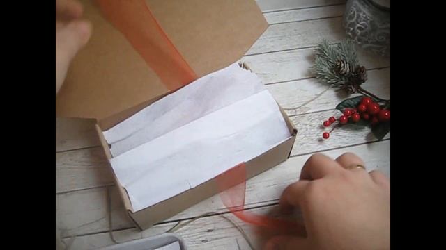 Как я упаковываю новогоднюю вязаную игрушку