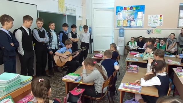 6Б Мы поздравляем наших девочек с 8 марта смотреть онлайн