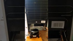 Замена компрессора встроенного холодильникк Shivaki BMRI1772 - Фриз Сервис