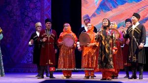 01 Хор актёров Лакского народного театра им Э.Капиева – «Чёрные глаза»