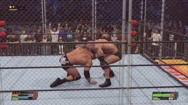 FULL MATCH - The Rock vs. Goldberg - WCW World Heavyweight Championship: Steel Cage Match