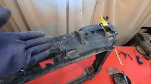 Ремонт телевизора (рамки радиатора). КРАБ