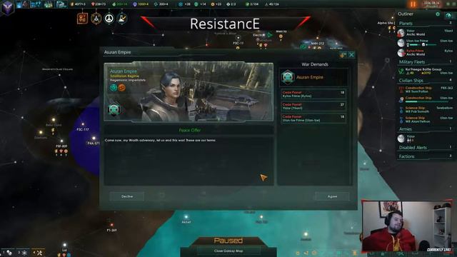 Stellaris Stargate Stream: Wraith Playthrough - Part 4 смотреть онлайн