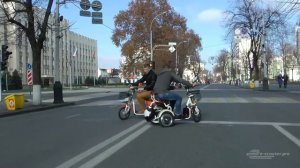 тест драйв электротрицикл