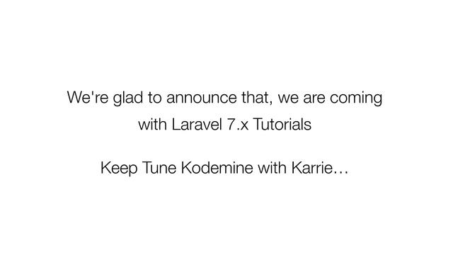 Laravel 7 Tutorials for beginners : Online Laravel Tutorials : Advance Course  PHP, MVC, Tutorials