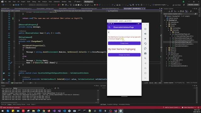 DotNET MAUI - MVVM ObservableValidator