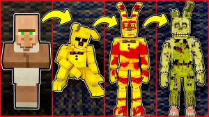 из ЖИТЕЛЯ в СПРИНГТРАПА в МАЙНКРАФТ фнаф пять ночей с фредди майнкрафт fnaf minecraft five nights