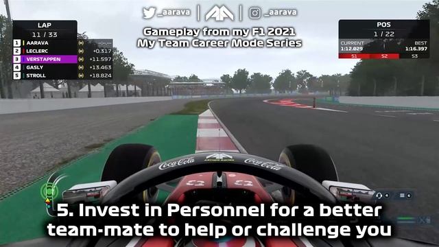 8 THINGS YOU SHOULD DO IN F1 2021 MY TEAM CAREER MODE