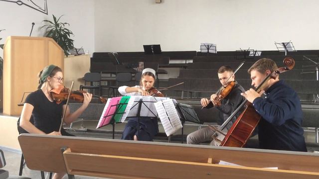 6й квартет Мендельсона 1я часть. 08.2019 смотреть онлайн