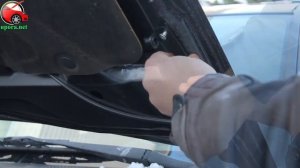 Установка упоров / амортизаторов капота на Mitsubishi Pajero Sport 2 / L200 4 от upora.net