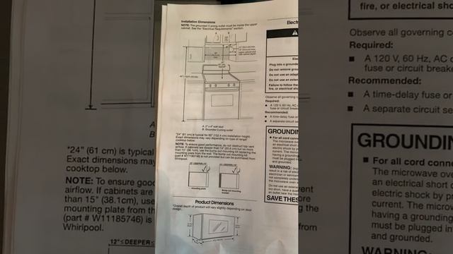 Microwave hood fan combo