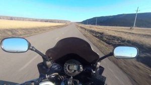 Открыл сезон 2023.  Испытываю звук нового китайского Акрапович на Yamaha fz6